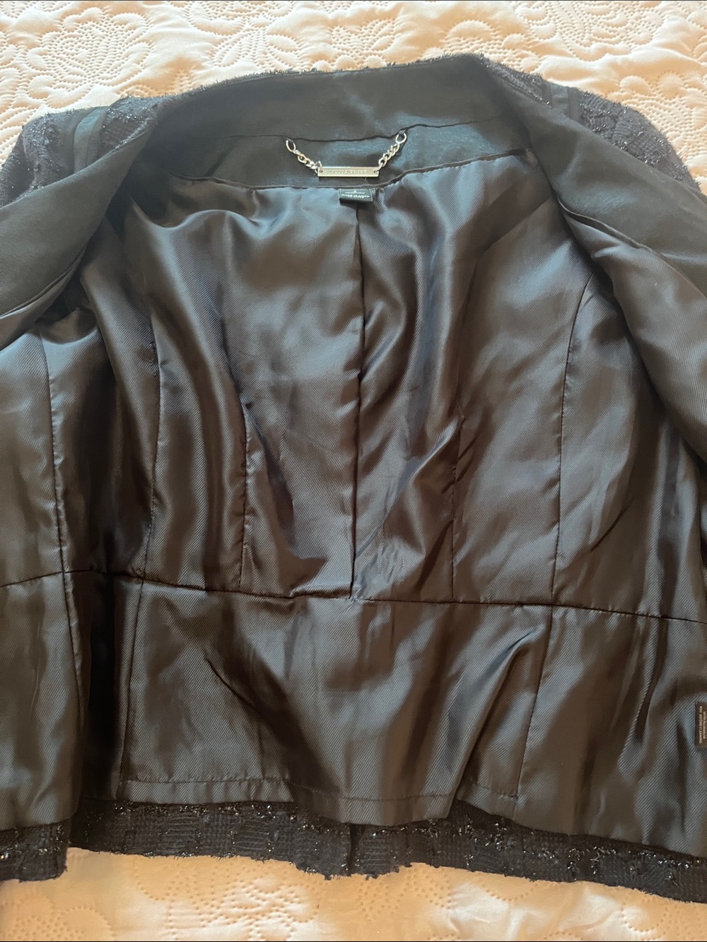 White House Black Market Tweed Sparkle Blazer - Picture 10 of 11